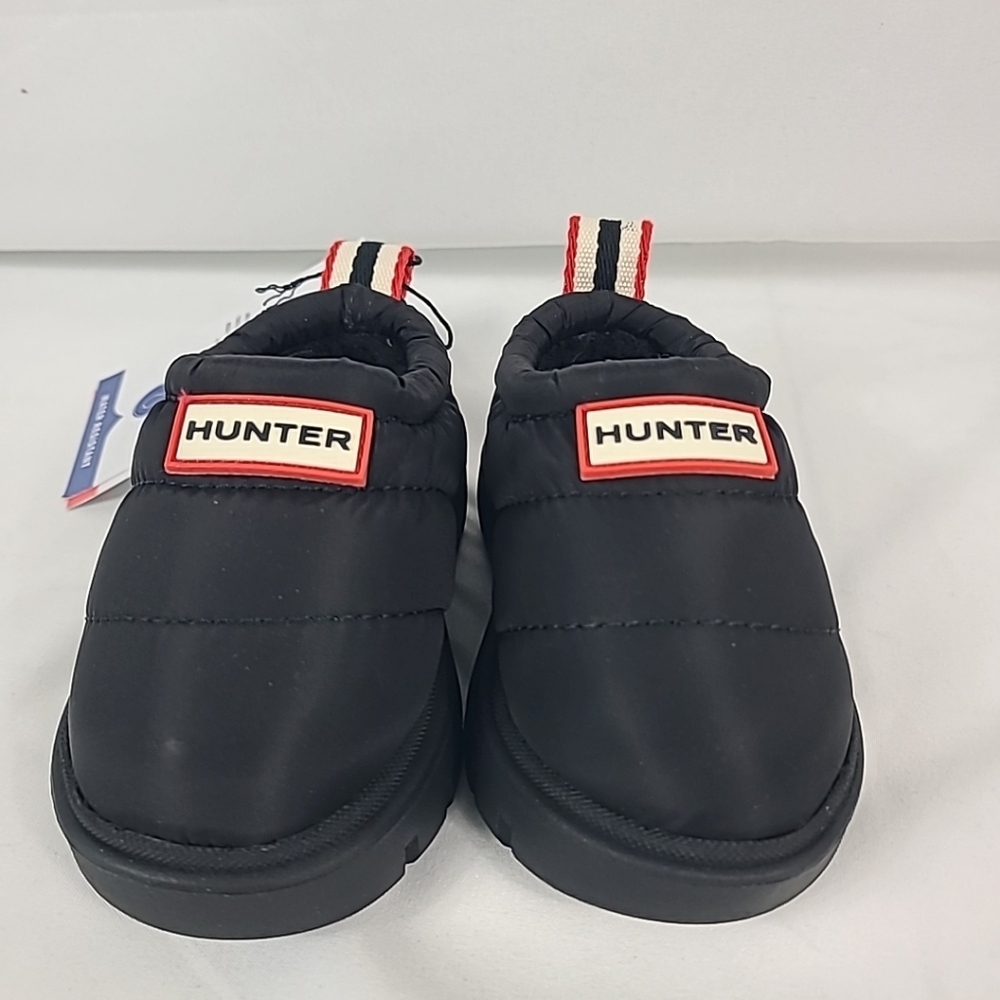 NEW Hunter Cody Lug Sole Black Waterproof Slip On Shoes Puffer Toddler Sz 5T - Picture 2 of 7